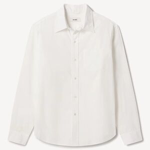 Buck Mason Wornwell One Pocket Cotton Shirt size Large in White NWT